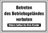 Hinweis Schilder