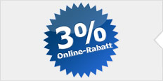 3% Online Rabatt