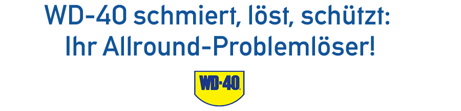 WD-40 schmiert, lst, schtzt: Ihr Allround-Problemlser