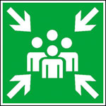 Fluchtwegschilder, Rettungsschilder nach BGV A8, ...