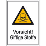 Warnschilder nach BGV A8, ASR A1.3, DIN 4844-2, ...