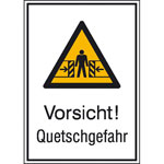 Warnschilder nach BGV A8, ASR A1.3, DIN 4844-2, ...