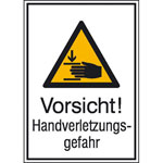 Warnschilder nach BGV A8, ASR A1.3, DIN 4844-2, ...