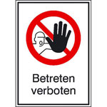Verbotsschilder nach BGV A8, ASR A1.3, DIN 4844-2, ...