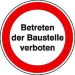 Baustellenkennzeichnung