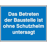 Baustellenkennzeichnung