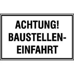 Baustellenkennzeichnung