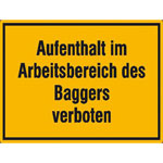 Baustellenkennzeichnung