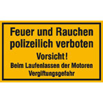 Schilder f�r Garagen  und Kraftwagenanlagen