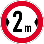 Verkehrsschilder f�r die  Betriebskennzeichnung