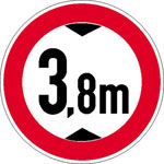 Verkehrsschilder f�r die  Betriebskennzeichnung