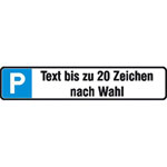 Parkplatzschilder, Parkschilder  und Einschlagpfosten