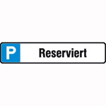 Parkplatzschilder, Parkschilder  und Einschlagpfosten