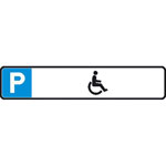 Parkplatzschilder, Parkschilder  und Einschlagpfosten