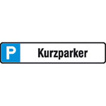Parkplatzschilder, Parkschilder  und Einschlagpfosten