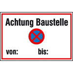 Baustellenkennzeichnung