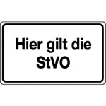 Verkehrsschilder f�r die  Betriebskennzeichnung