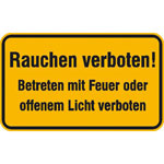 Schilder f�r Raucherzonen und  Rauchverbote