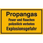 Schilder f�r Gas- und  Heizungsanlagen