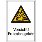 Warnschilder nach BGV A8, ASR A1.3, DIN 4844-2, ...