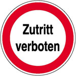 Allgemeine Hinweisschilder