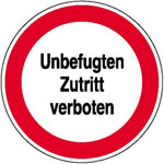 Allgemeine Hinweisschilder