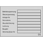Typenschilder