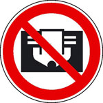 Verbotsschilder nach BGV A8, ASR A1.3, DIN 4844-2, ...
