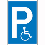 Parkplatzschilder, Parkschilder  und Einschlagpfosten