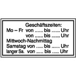 Hinweisschild f�r Gewerbe und Privat