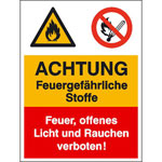 Warn- Verbots- Kombischild