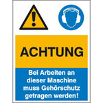 Warn- Gebots- Kombischild