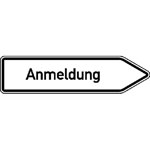 Verkehrsschilder f�r die  Betriebskennzeichnung