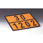 Gefahrstofftafel nach GGVS/ADR,