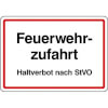 Hinweisschilder f�r Feuerwehrzufahrten