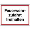 Hinweisschilder f�r Feuerwehrzufahrten