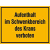 Hinweisschilder zur Baustellenkennzeichnung