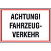 Hinweisschilder zur Baustellenkennzeichnung