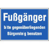 Hinweisschilder zur Baustellenkennzeichnung
