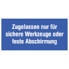 Hinweisschilder zur Betriebskennzeichnung