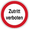 Hinweisschilder zur Betriebskennzeichnung
