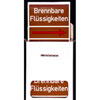 Rohrleitungskennzeichnung / Kurzstreifen