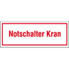 Hinweisschilder zur Baustellenkennzeichnung