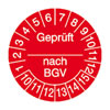 Pr�fplaketten - Gepr�ft...nach BGV in verschiedenen Versionen