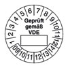 Pr�fplaketten - Gepr�ft gem�� VDE in verschiedenen Versionen