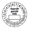 Pr�fplaketten - Gepr�ft gem�� VDE in verschiedenen Versionen
