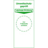 Grundplakette / Umweltschutzgepr�ft