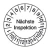 Pr�fplaketten - N�chste Inspektion /