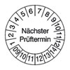 Pr�fplaketten - N�chster Pr�ftermin /
