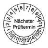 Pr�fplaketten - N�chster Pr�ftermin /